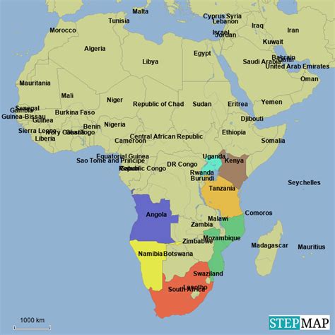 southeast africa countries.